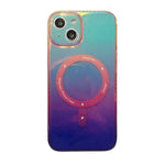 iPhone 14/13 Fashion Gradient Light and Shadow Magnetic Case