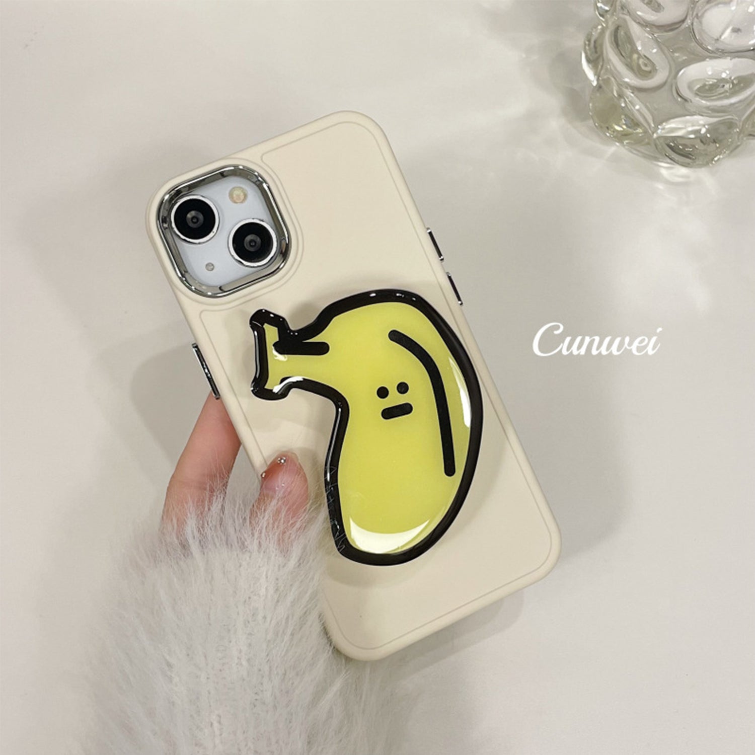 iPhone 14 Plus Creative Cartoon Bracket Case