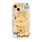 iPhone 14 Plus Creative Cartoon Bracket Case