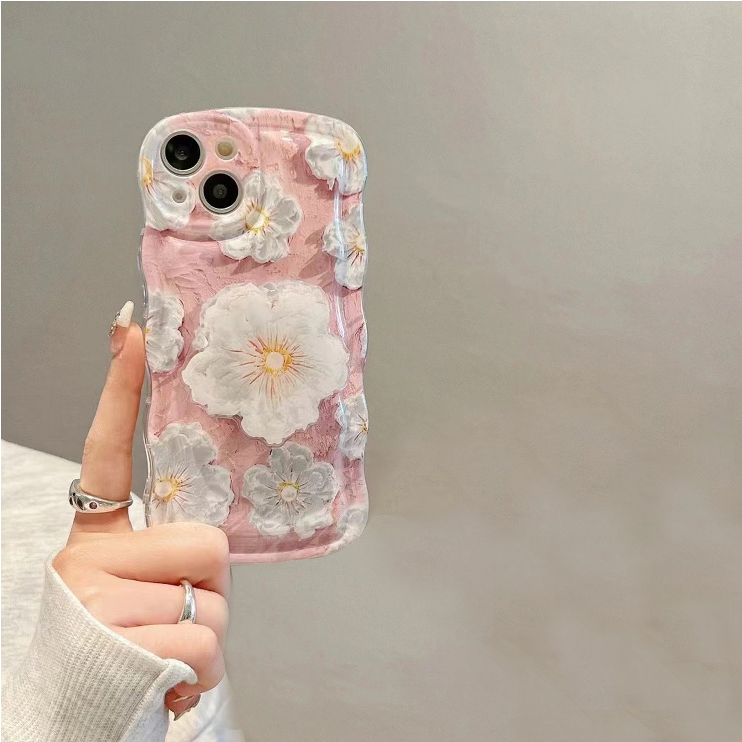 iPhone 14 Plus Creative Cartoon Bracket Case