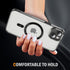 iPhone 14/13 Shockproof Transparent Magnetic Attraction Protective Phone Case