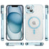 iPhone 14 Plus Shockproof Transparent Magnetic Attraction Protective Phone Case