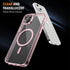 iPhone 14 Plus Shockproof Transparent Magnetic Attraction Protective Phone Case