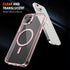 iPhone 14/13 Shockproof Transparent Magnetic Attraction Protective Phone Case