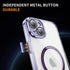 iPhone 14/13 Shockproof Transparent Magnetic Attraction Protective Phone Case