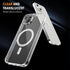 iPhone 14/13 Shockproof Transparent Magnetic Attraction Protective Phone Case