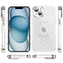 iPhone 14 Plus Shockproof Transparent Magnetic Attraction Protective Phone Case