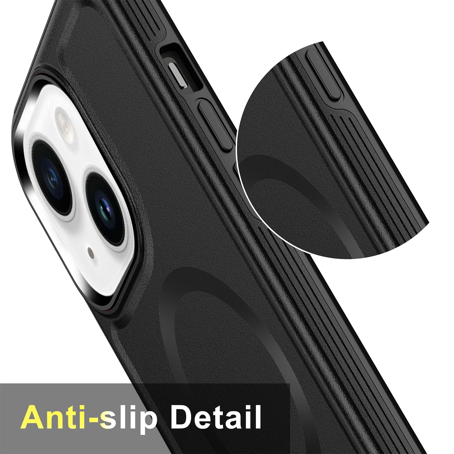 iPhone 14/13 Magnetic Attraction Heavy Duty Military Bumper Case