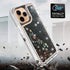 iPhone 14 Pro Transparent Floating Glitter Heavy Duty Case