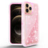 iPhone 14 Pro Transparent Floating Glitter Heavy Duty Case