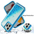 iPhone 14 Pro Transparent four corner anti falling quicksand protective case