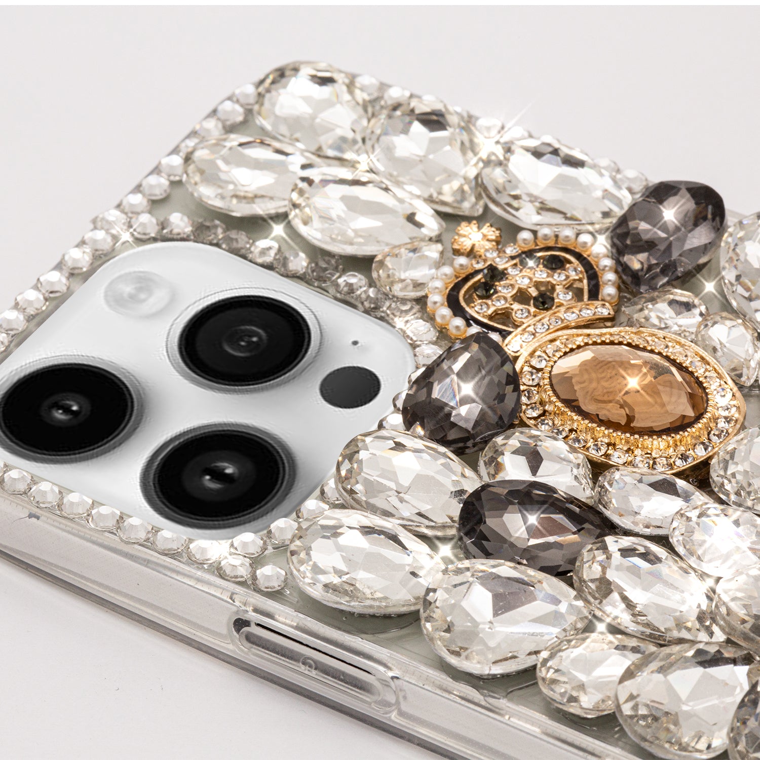 iPhone 14 Pro 3D diamond luxury bling bling TPU case