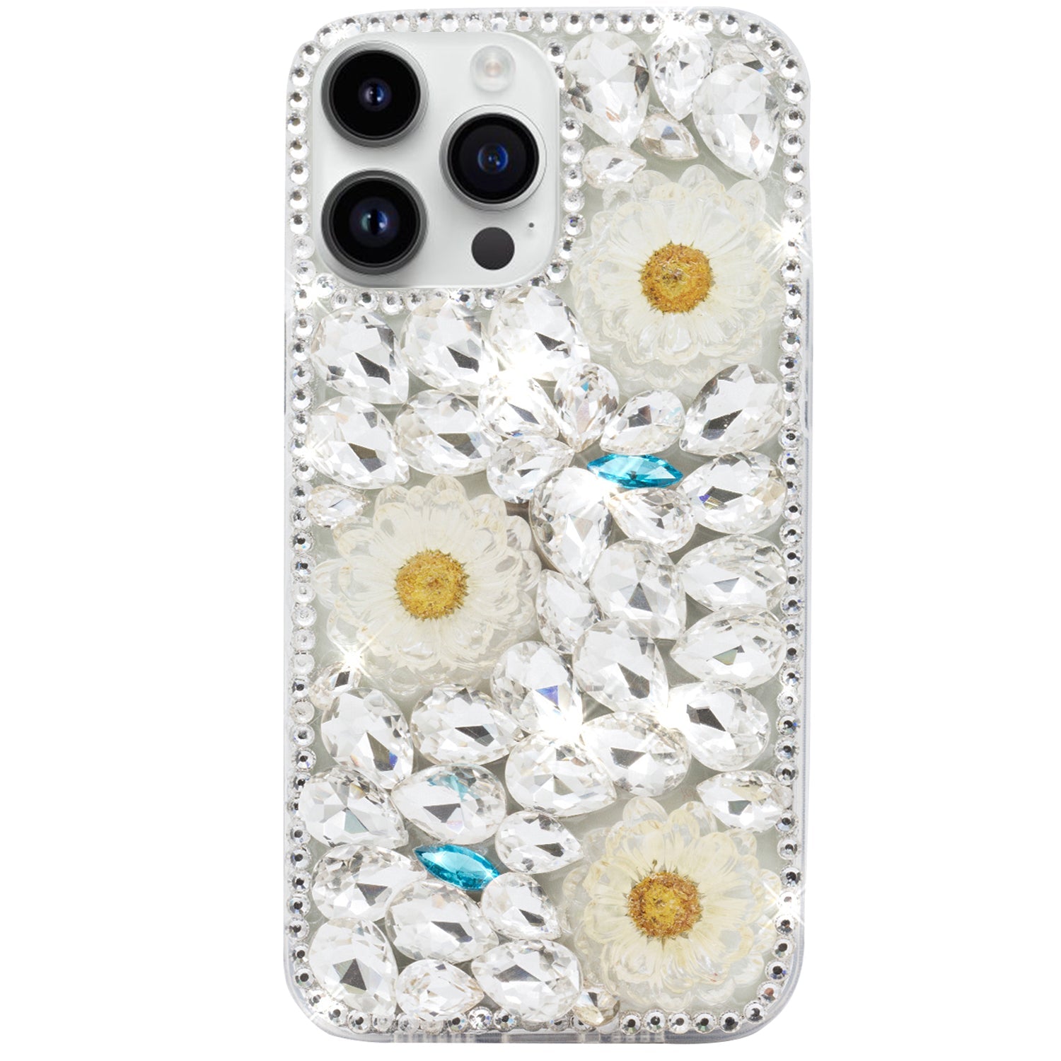 iPhone 14 Pro Max 3D diamond luxury bling bling TPU case