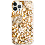 iPhone 15 Pro Max 3D Diamond Luxury Bling Bling TPU Case