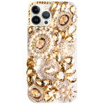 iPhone 15 Pro Max 3D Diamond Luxury Bling Bling TPU Case