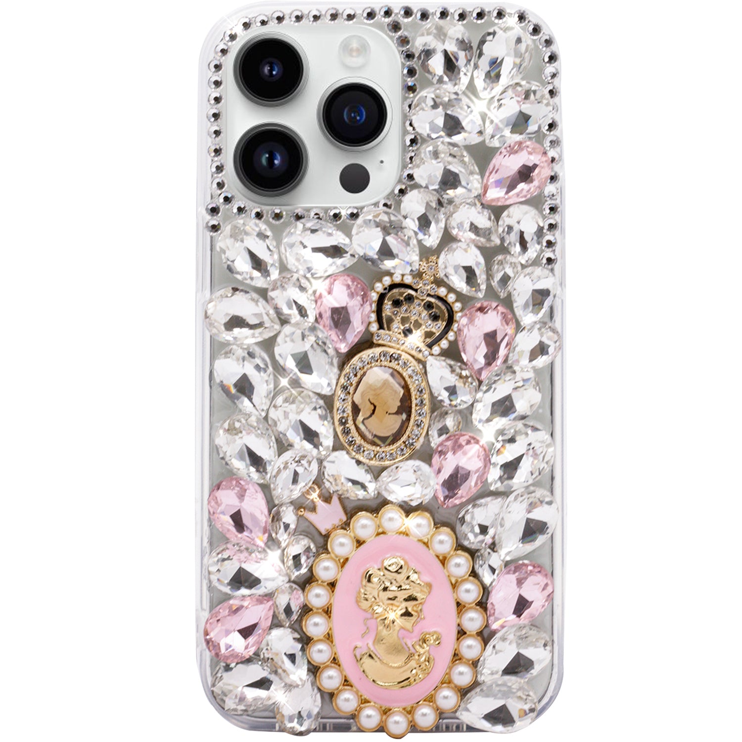 iPhone 15 Pro Max 3D Diamond Luxury Bling Bling TPU Case