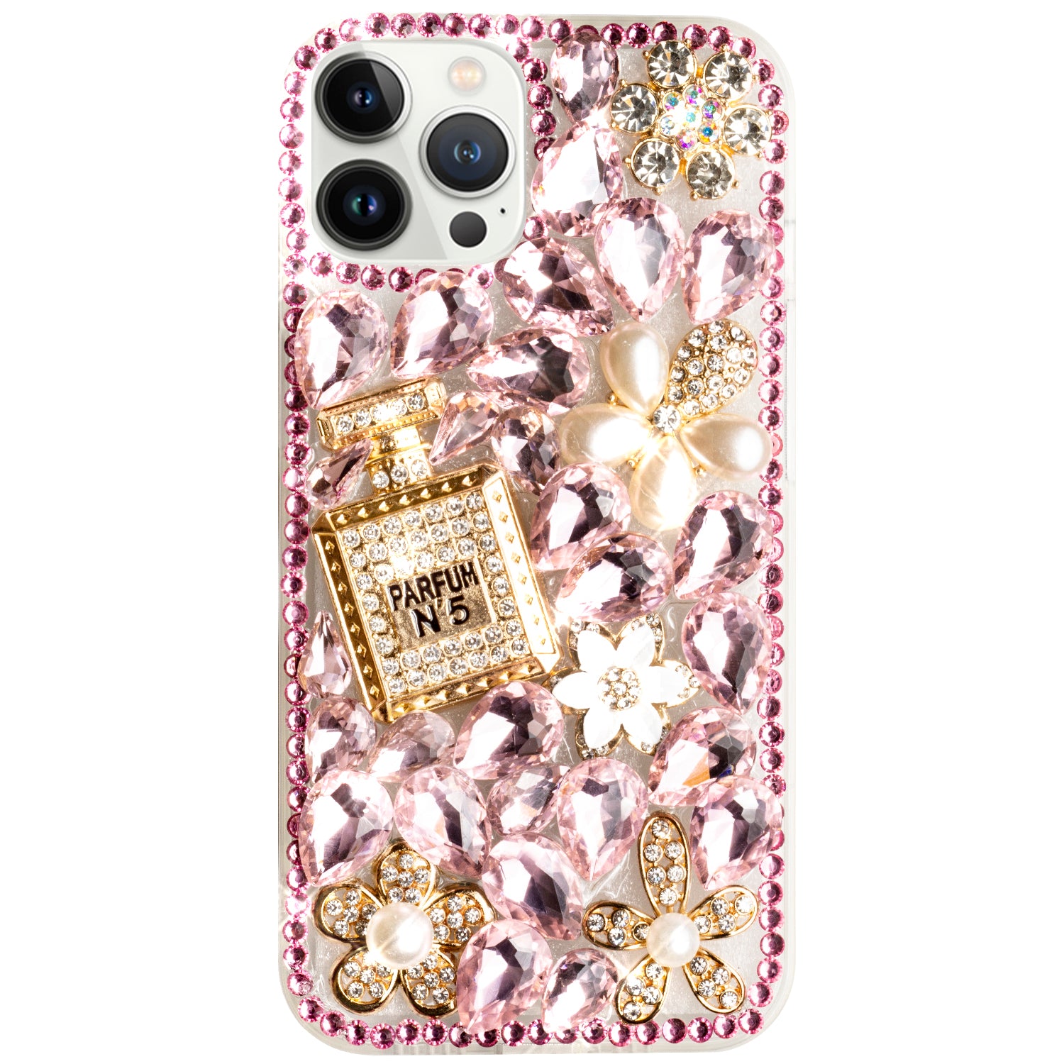 iPhone 15 Pro Max 3D Diamond Luxury Bling Bling TPU Case