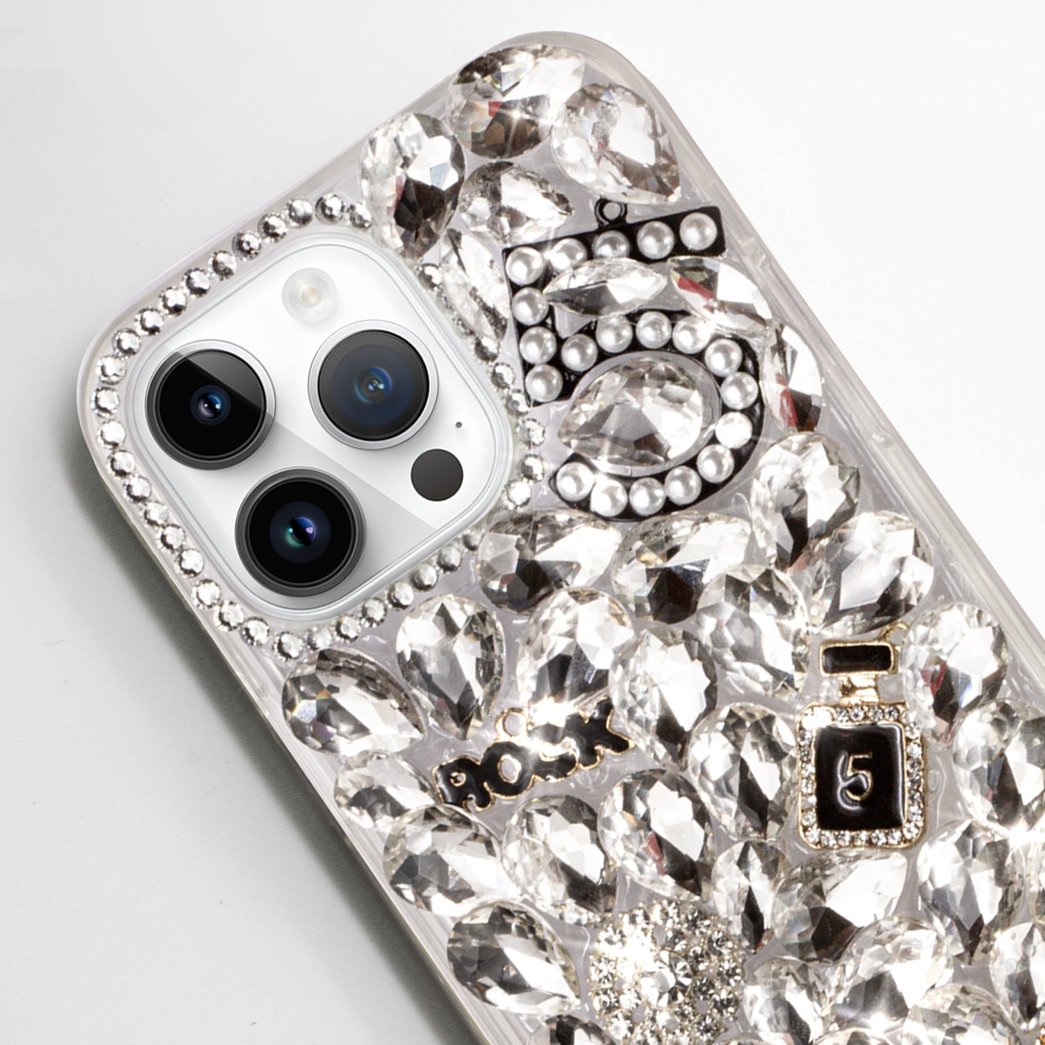 iPhone 15 Pro Max 3D Diamond Luxury Bling Bling TPU Case