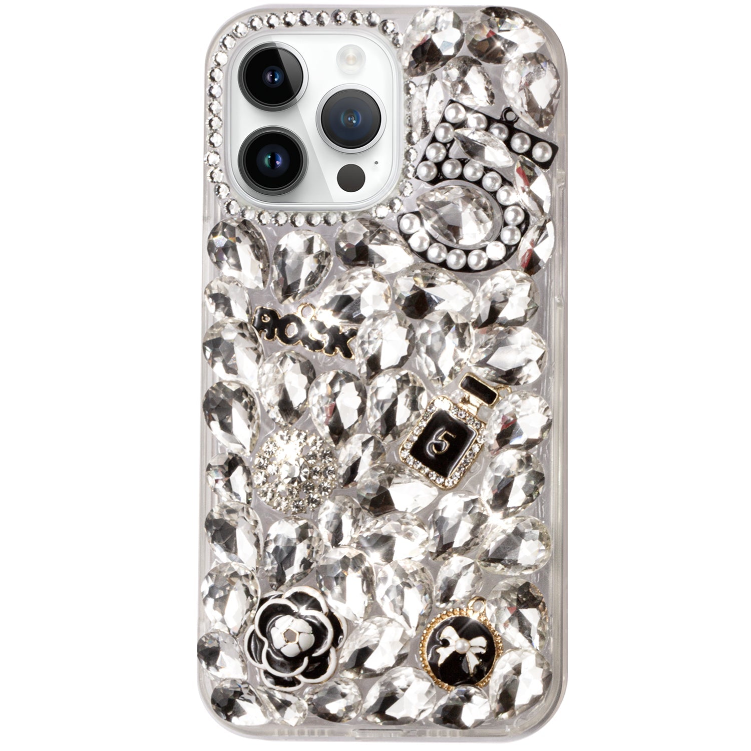 iPhone 15 Pro Max 3D Diamond Luxury Bling Bling TPU Case