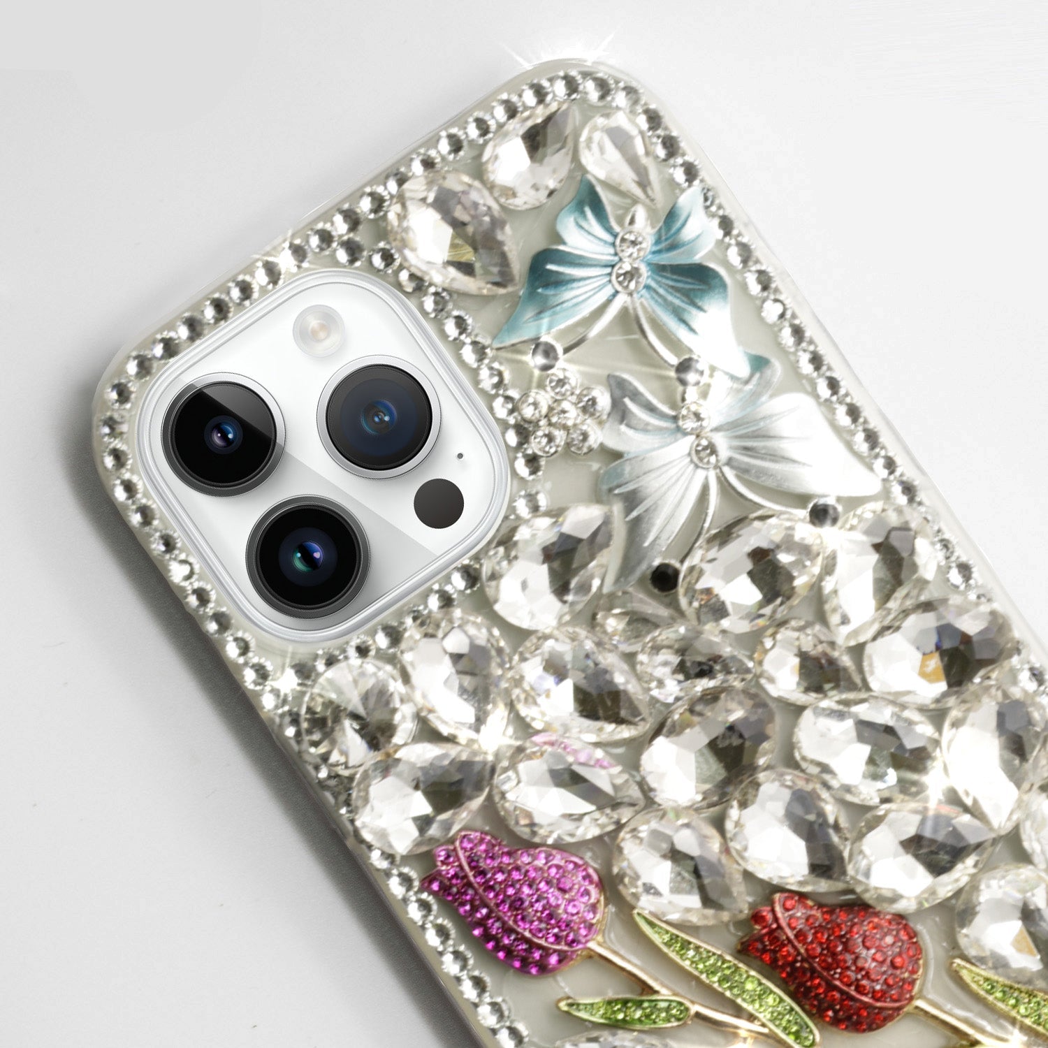 iPhone 14 Pro Max 3D diamond luxury bling bling TPU case