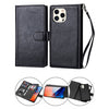 iPhone 14 Pro Max 2 in 1 Leather Wallet Case With 9 Credit Card Slots and Removable Back Cover