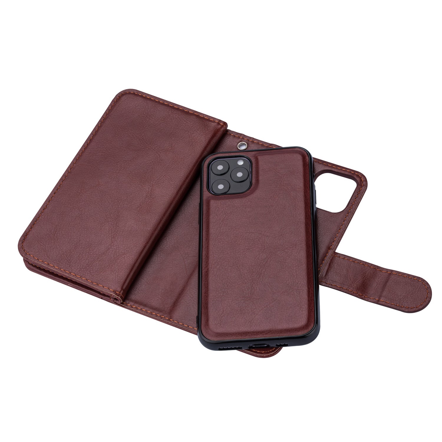 iPhone 14 Pro Max 2 in 1 Leather Wallet Case With 9 Credit Card Slots and Removable Back Cover