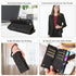 iPhone 14 Pro Max Retro Premium Flip Leather Cover with 9 Card Holder & Zipper Cash Pocket & Wrist Strap