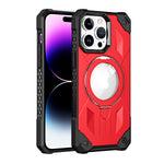 iPhone 14 Pro Armored Magnetic Suction Bracket Case