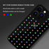 iPhone 14 Pro Glowing and Cool Anti Drop Glass Shell Case-Black