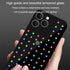 iPhone 14 Pro Glowing and Cool Anti Drop Glass Shell Case-Black