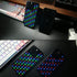 iPhone 14 Pro Max Glowing and Cool Anti Drop Glass Shell Case-Black