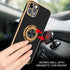 iPhone 14 Pro Fashion Ring Magnetic GPS car mount Phone Holder Case