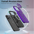 iPhone 14 Pro Max Fashionable Lens Cover Stand Magnetic Suction Wireless Case