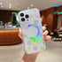 iPhone 14 Pro Love Transparent Fall Prevention Magnetic Suction Case