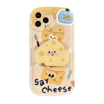 iPhone 14 Pro Creative Cartoon Bracket Case