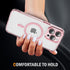 iPhone 14 Pro Shockproof Transparent Magnetic Attraction Protective Phone Case