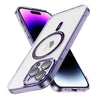 iPhone 14 Pro Max Shockproof Transparent Magnetic Attraction Protective Phone Case