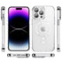 iPhone 14 Pro Shockproof Transparent Magnetic Attraction Protective Phone Case