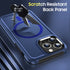 iPhone 14 Pro Max Magnetic Attraction Heavy Duty Military Bumper Case