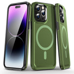 iPhone 14 Pro Magnetic Attraction Heavy Duty Military Bumper Case