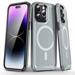 iPhone 14 Pro Max Magnetic Attraction Heavy Duty Military Bumper Case