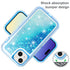 iPhone 15 Plus Transparent Floating Glitter Heavy Duty Case