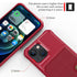 iPhone 15 Fall prevention Magnetic suction card Case