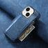 iPhone 15 Plus Magsafe Wireless Zippered Leather Case