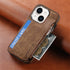 iPhone 15 Magsafe Wireless Zippered Leather Case