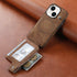 iPhone 15 Magsafe Wireless Zippered Leather Case