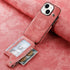 iPhone 15 Plus Magsafe Wireless Zippered Leather Case