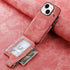 iPhone 15 Magsafe Wireless Zippered Leather Case