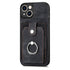 iPhone 15 Solid Vintage Hardware Ring Leather Case