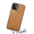 iPhone 15 Plus With Wallet Bracket Protective Leather Case